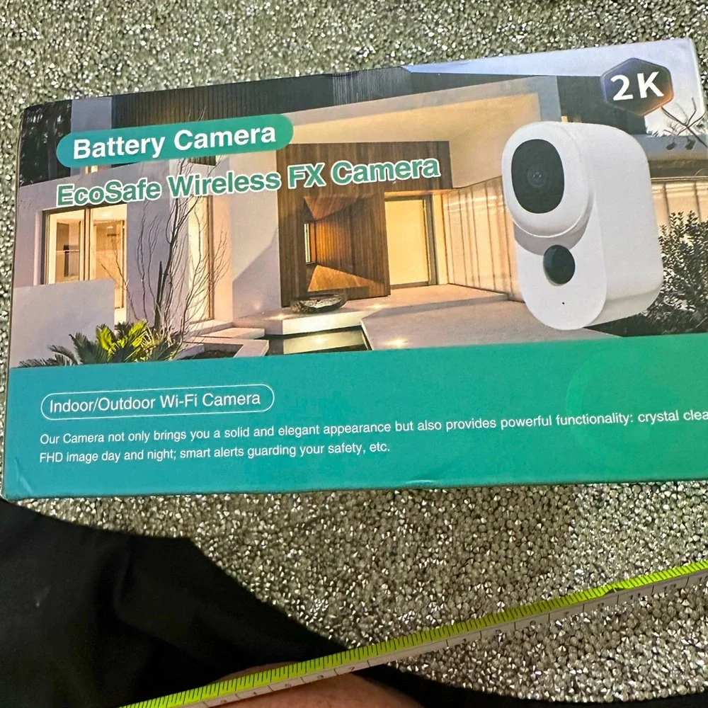 Indoor/outdoor EcoSafw FX wireless Camera Comes with optional Solar Panel